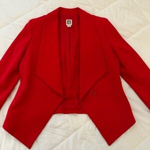 Anne Klein Women's Red Blazer